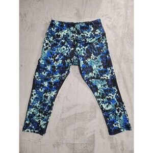 Dear Kate Women's Yoga Pants Go Commando BLUE MOSAIC S Small Period Protection
